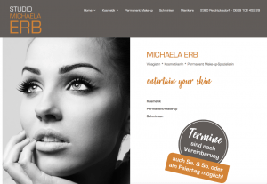 website Kosmetik Michaela Erb